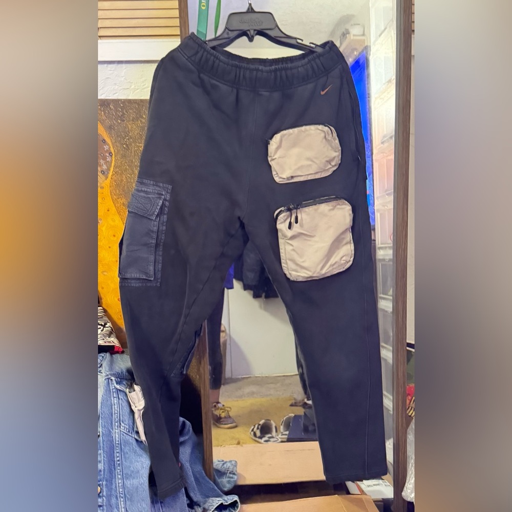 Cactus Jack Black Pants Nike Preowned.  1 spot ..1 pocket repaired…